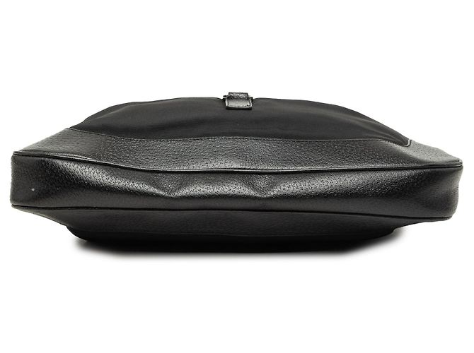 Borsa a tracolla Jackie Gucci in nylon nero - vista 3
