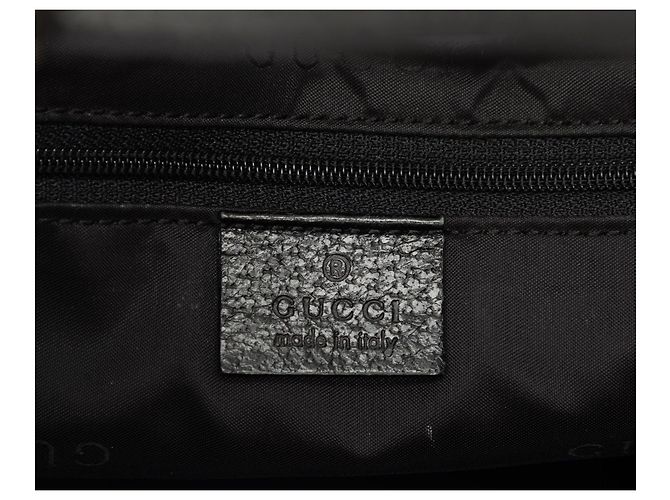 Borsa a tracolla Jackie Gucci in nylon nero - vista 5