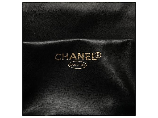 Borsa Vanity Chanel CC Caviar Nera Nero - vista 5
