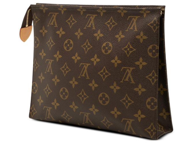 Borsa pochette Louis Vuitton Monogram marrone Toiletry Pouch 26 - vista 2