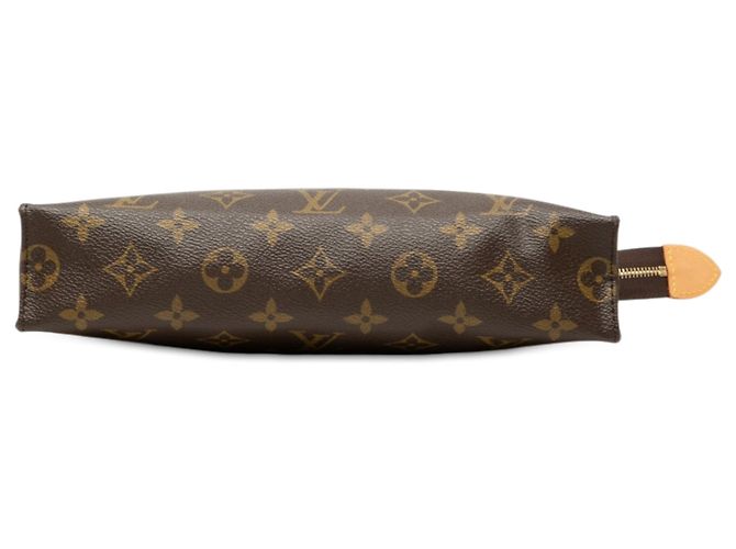 Borsa pochette Louis Vuitton Monogram marrone Toiletry Pouch 26 - vista 3