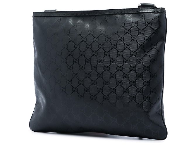 Borsa a Tracolla Gucci GG Imprime Web Nera Nero - vista 2
