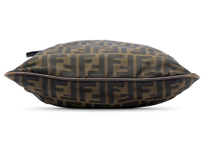 Borsa a tracolla Fendi Zucca Canvas marrone - vista 3