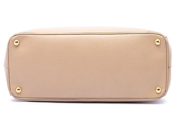 Borsa Tote Prada Saffiano Lux Parabole Beige - vista 3