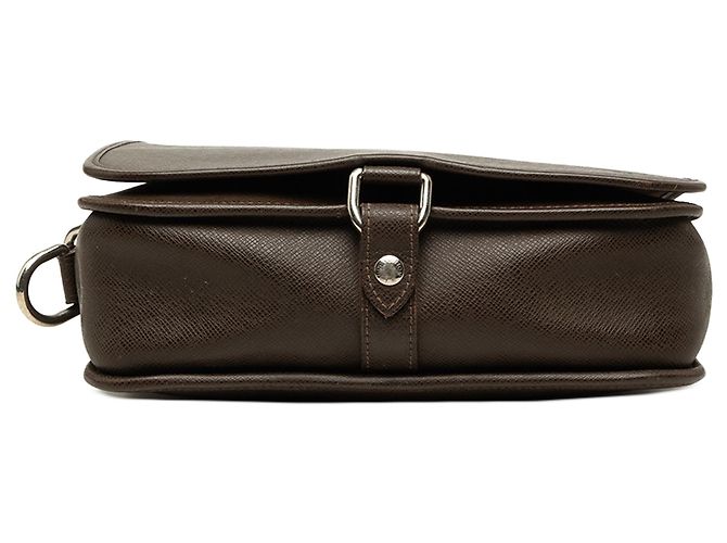 Borsa a Tracolla Louis Vuitton Taiga Andrei Marrone - vista 3