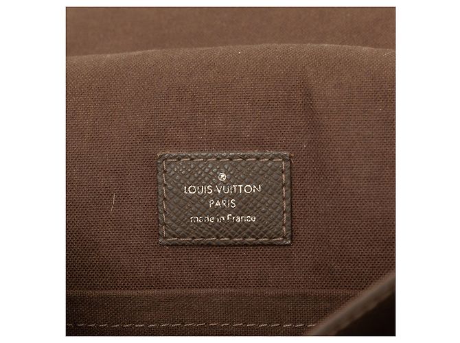 Borsa a Tracolla Louis Vuitton Taiga Andrei Marrone - vista 5