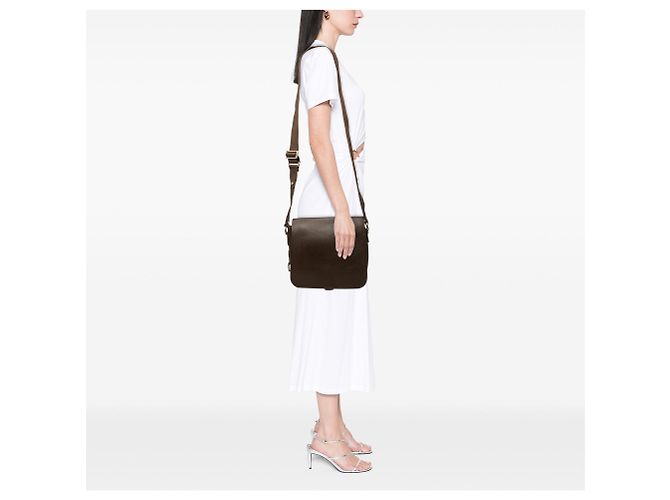 Borsa a Tracolla Louis Vuitton Taiga Andrei Marrone - vista 6