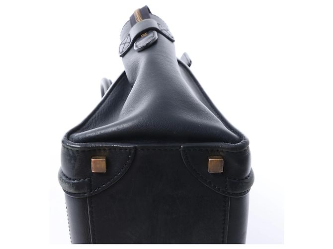 Céline Borsa a mano CELINE Luggage Micro in pelle blu navy - vista 13