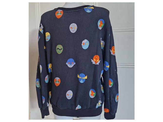 Stella Mc Cartney Stella McCartney Sweatshirt mit Grafikprint Mehrfarben Anthrazitgrau - Ansicht 5
