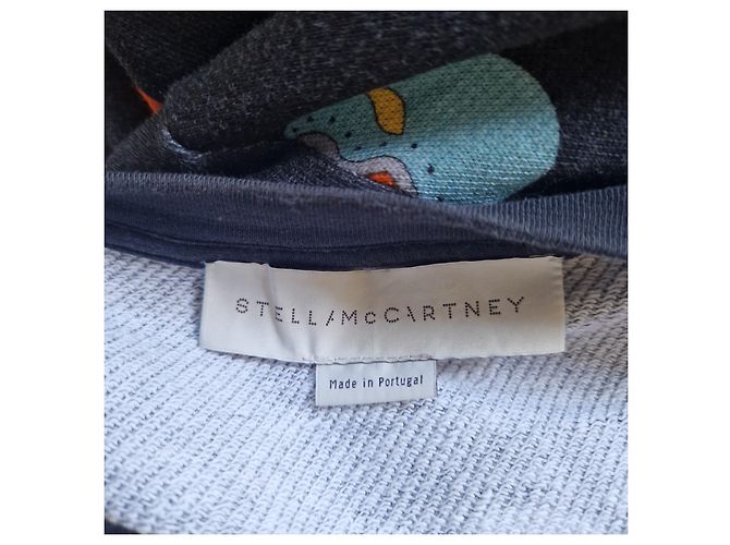 Stella Mc Cartney Stella McCartney Sweatshirt mit Grafikprint Mehrfarben Anthrazitgrau - Ansicht 6