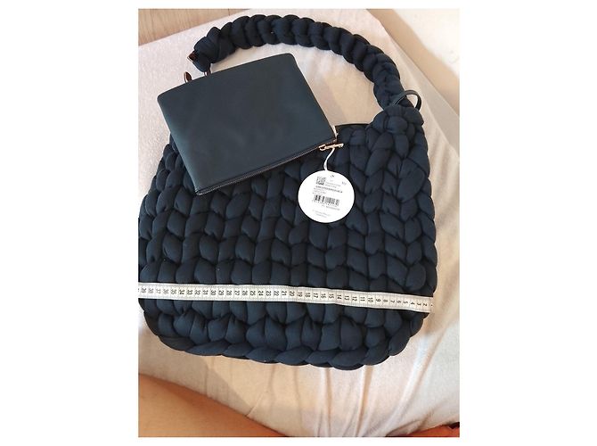 Bolso Hobo Chloé Marcie Large Azul - vista 9