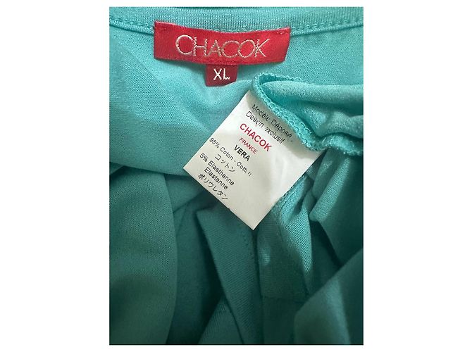 Autre Marque Canotta Chacok turchese con ricami floreali Multicolore - vista 4