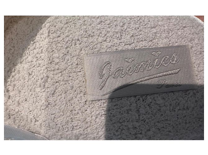 Autre Marque Mules Jaimies in cotone bianco Bianco sporco - vista 4
