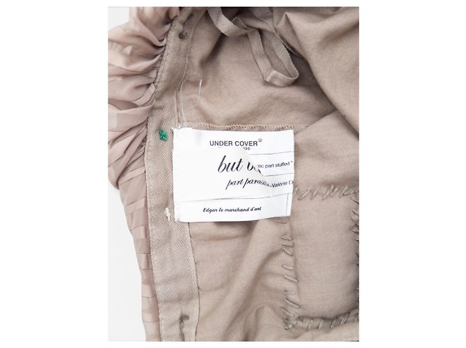 Falda de patchwork reconstruida Undercover AW04 "But Beautiful" Verde - vista 7