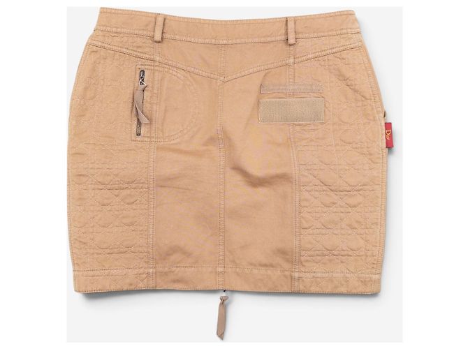 Minifalda cargo militar ‘Rasta’ Dior by Galliano SS05 Beige - vista 2