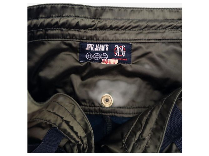 Falda Cargo Parachute Bondage Jean Paul Gaultier AW03 Verde - vista 5