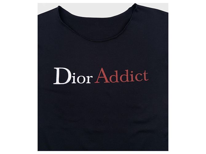 Canotta Cut Off ‘Dior Addict’ Dior by Galliano anni 2000 Nero - vista 3