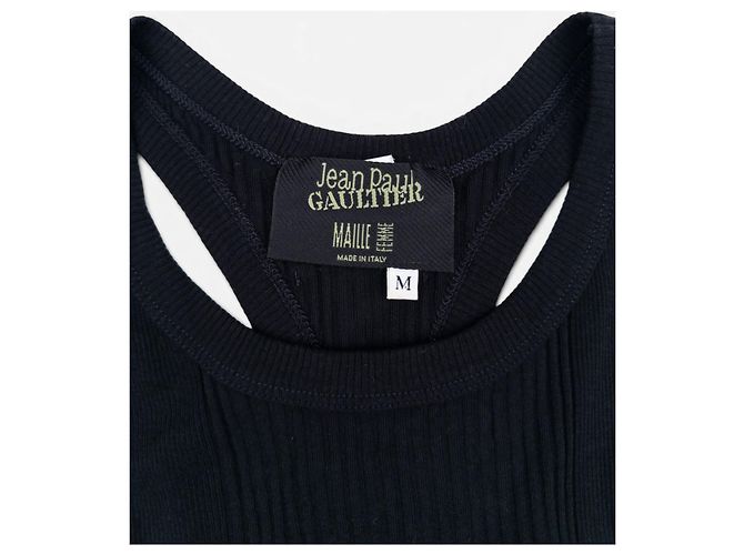 Canotta Bondage 'Marcel' Trasparente Jean Paul Gaultier anni '90 - vista 5