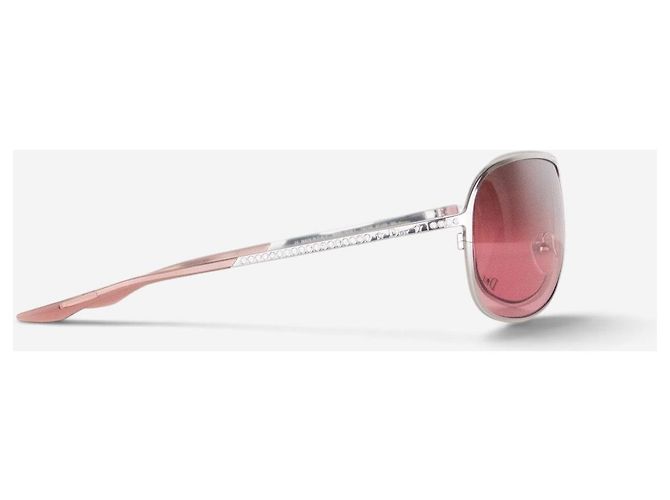 Dior by Galliano 2000er ‘Hard Dior 1’ Aviator Wrap Sonnenbrille mit Swarovski-Strass - Ansicht 5