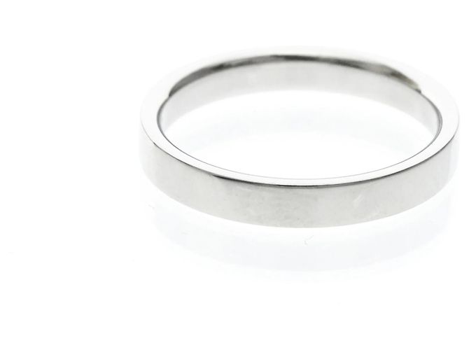 Tiffany & Co Tiffany Platina Flat Band Ring Silber - Ansicht 3