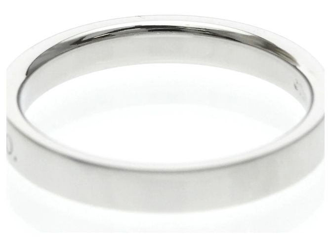 Tiffany & Co Tiffany Platina Flat Band Ring Silber - Ansicht 6