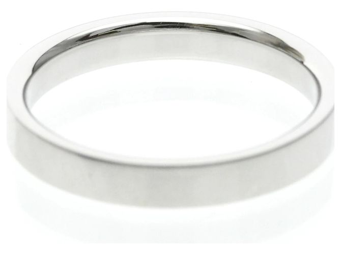 Tiffany & Co Tiffany Platina Flat Band Ring Silber - Ansicht 7