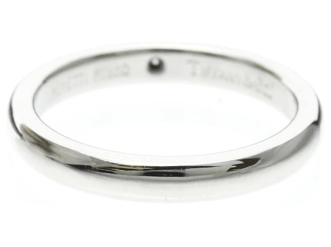 Tiffany & Co Tiffany Stacking Band Ring mit Diamant Silber - Ansicht 3