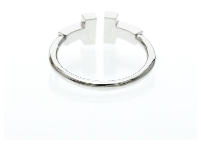 Tiffany & Co Anello Tiffany T-wire in diamanti e oro bianco Argento - vista 3
