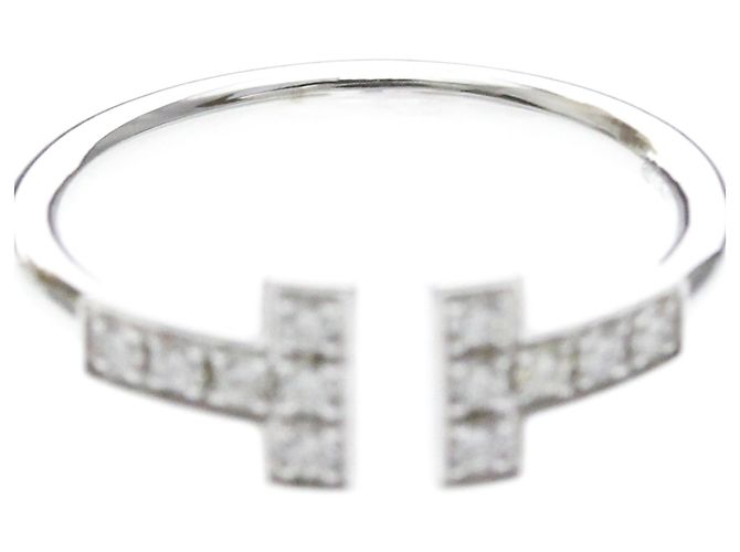 Tiffany & Co Anello Tiffany T-wire in diamanti e oro bianco Argento - vista 5