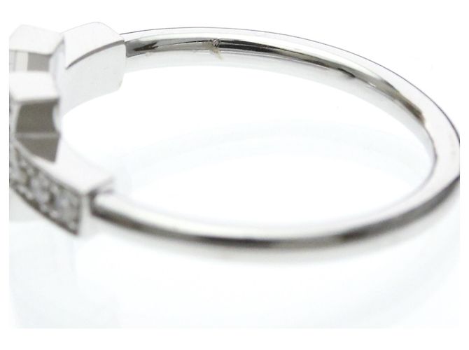 Tiffany & Co Anello Tiffany T-wire in diamanti e oro bianco Argento - vista 6
