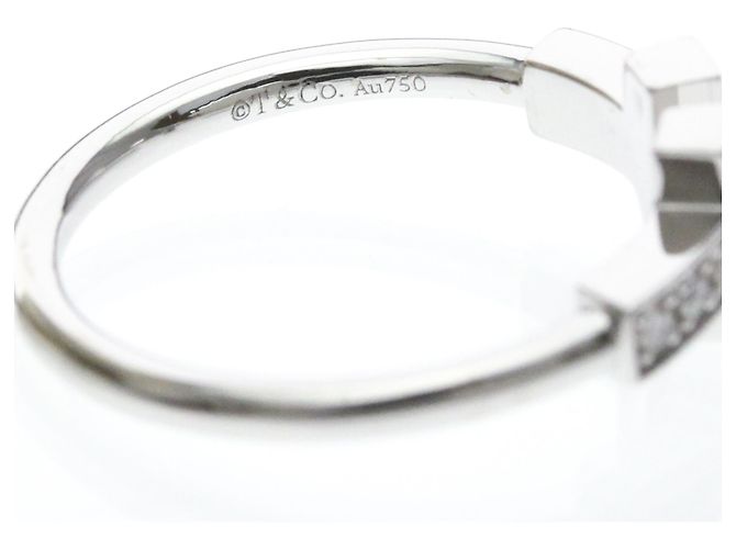 Tiffany & Co Anello Tiffany T-wire in diamanti e oro bianco Argento - vista 8