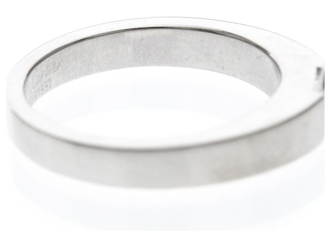 Cartier Tank Ring Diamant in Platin Silber - Ansicht 8