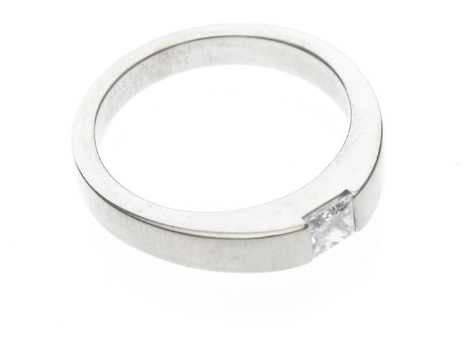 Cartier Tank Ring Diamant in Platin Silber - Ansicht 9
