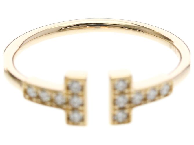 Tiffany & Co Anello Tiffany T-wire in Oro Rosa con Diamanti D'oro - vista 5