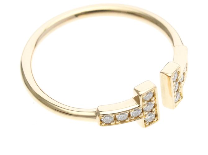 Tiffany & Co Anello Tiffany T-wire in Oro Rosa con Diamanti D'oro - vista 9