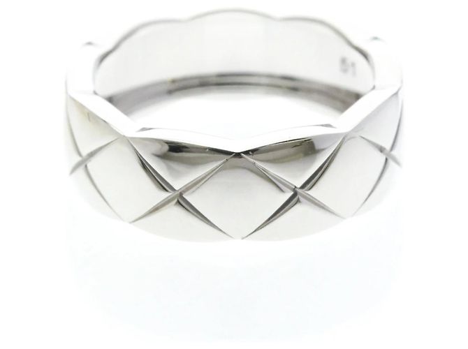 Chanel Coco Crush Ring Medium Modell in 18K Weißgold Silber - Ansicht 2