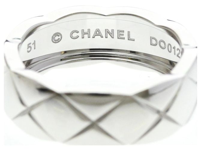 Chanel Coco Crush Ring Medium Modell in 18K Weißgold Silber - Ansicht 5