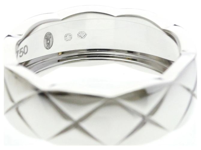 Chanel Coco Crush Ring Medium Modell in 18K Weißgold Silber - Ansicht 7