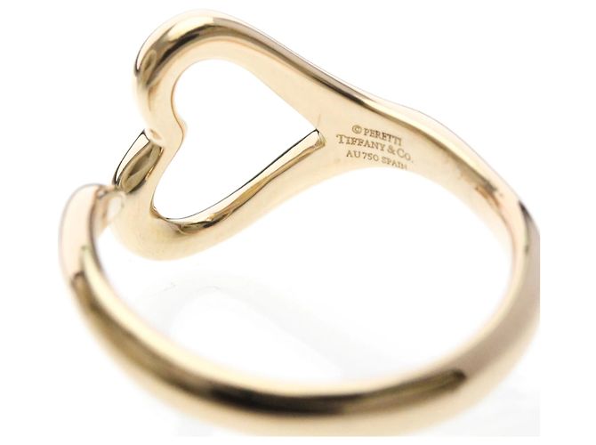 Tiffany & Co Anello Tiffany Open Heart in oro rosa D'oro - vista 7