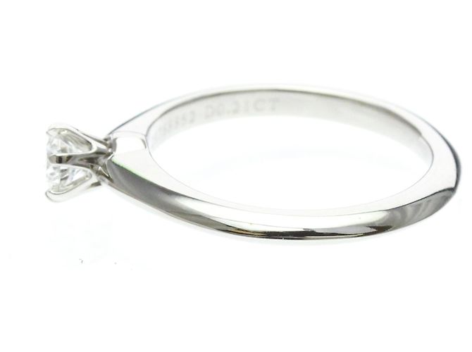 Tiffany & Co Tiffany Solitär-Diamantband Ring Silber - Ansicht 2