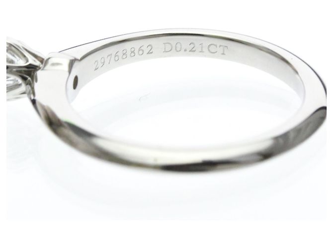 Tiffany & Co Tiffany Solitär-Diamantband Ring Silber - Ansicht 6