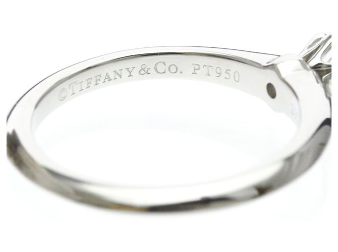 Tiffany & Co Tiffany Solitär-Diamantband Ring Silber - Ansicht 7