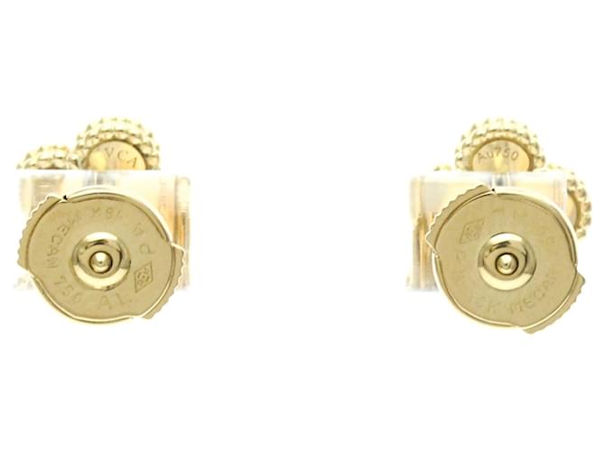 Orecchini Van Cleef & Arpels Sweet Alhambra Onyx D'oro - vista 2
