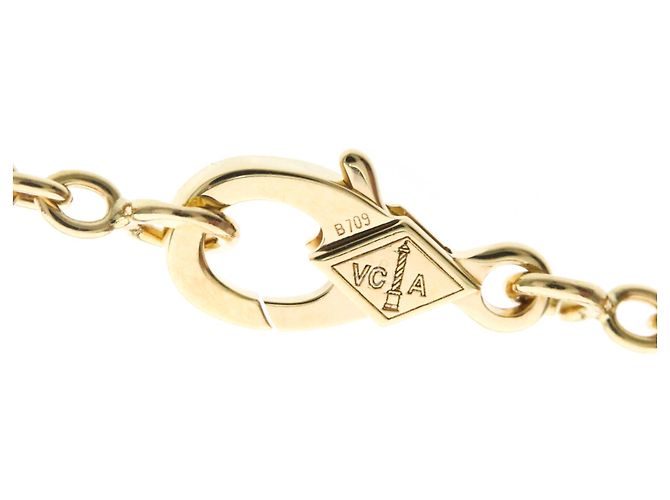 Van Cleef & Arpels Pure Alhambra Halskette Golden - Ansicht 9
