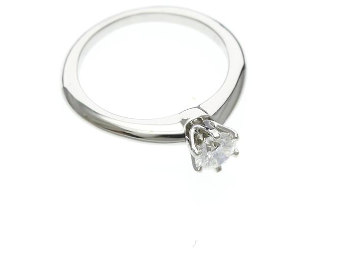 Tiffany & Co Tiffany Solitär-Diamantband-Ring Silber - Ansicht 9
