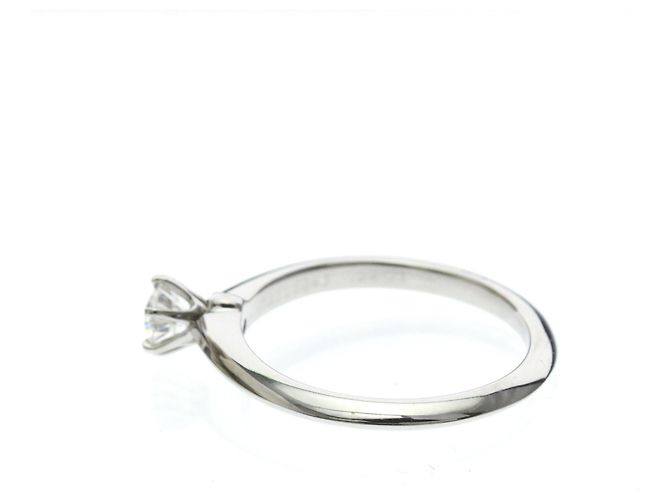 Tiffany & Co Tiffany Solitär-Diamantband-Ring Silber - Ansicht 2