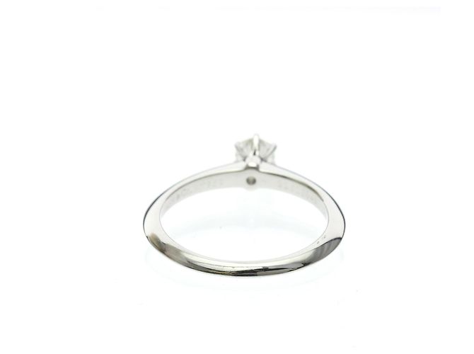 Tiffany & Co Tiffany Solitär-Diamantband-Ring Silber - Ansicht 3