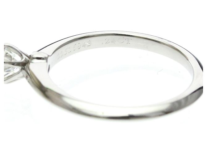Tiffany & Co Tiffany Solitär-Diamantband-Ring Silber - Ansicht 6
