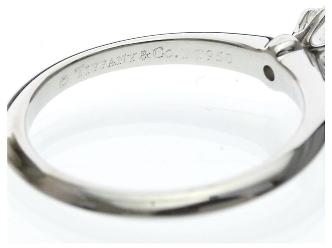 Tiffany & Co Tiffany Solitär-Diamantband-Ring Silber - Ansicht 7