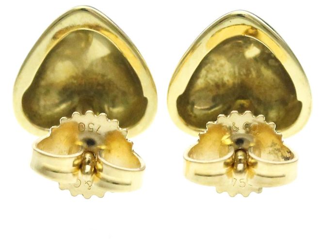 Tiffany & Co Orecchini a lobo a cuore Tiffany in oro giallo 18K D'oro - vista 2